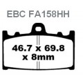 EBC Brakes Double-H Sintered Superbike Brake Pads Front - FA158HH EBC Brakes Double-H Sintered Superbike Brake Pads Front - FA158HH